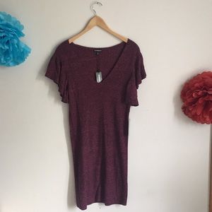 Express Knit V-neck Dress.